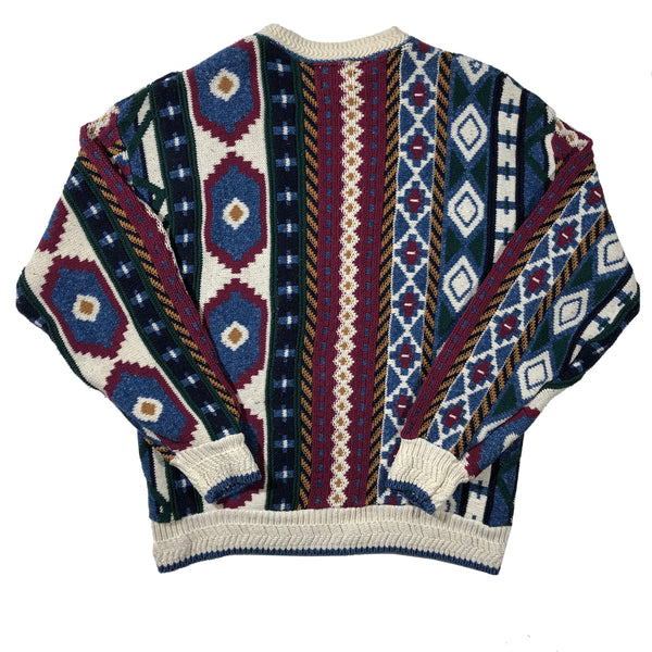 Vintage 90s Chaps Ralph Lauren Made In The USA Knit Sweater | Beyond 94
