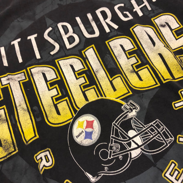 1993 Pittsburgh Steelers Shirt Black Size 3X-Large - Beyond 94