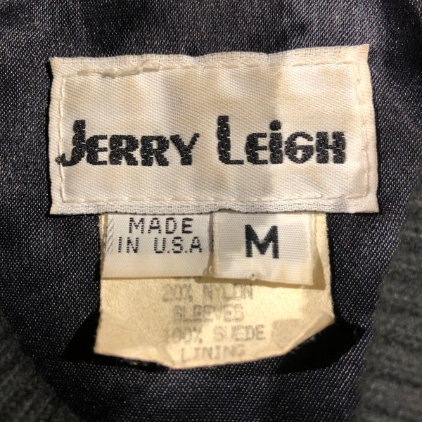 Vintage 90s Jerry Leigh Barbie Wool Bomber Jacket Size Medium