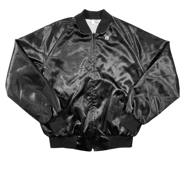 Vintage 80s Goodyear Tires Satin Bomber Jacket Size Large
