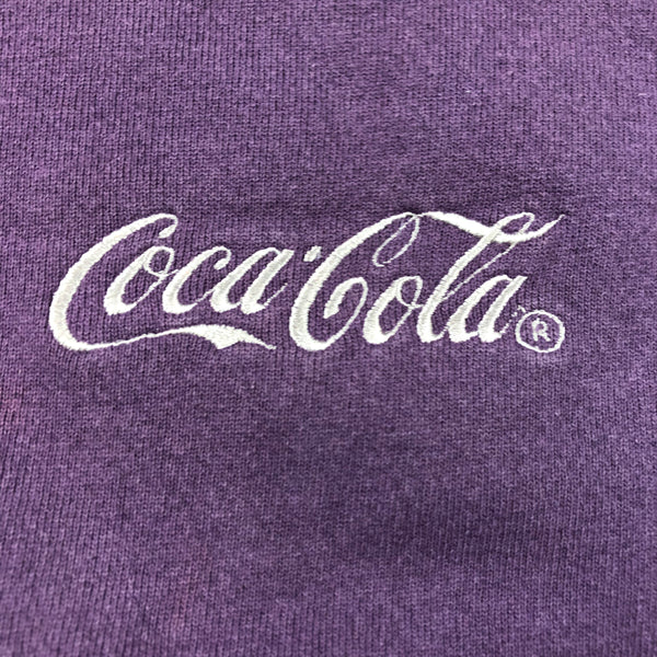 Vintage 90s Coca Cola Embroidered Sweatshirt Size X-Large