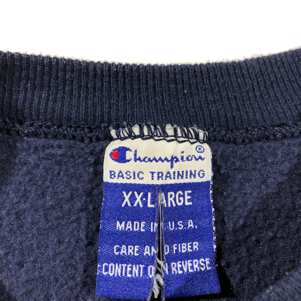 Vintage 90s Champion Basic Training Made In USA Sweatshirt Size XX-Large