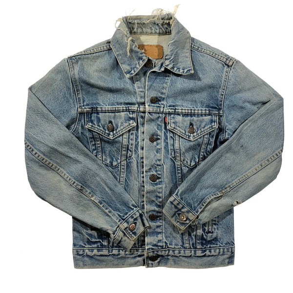 Vintage 80s Levis Distressed Denim Jean Jacket | Beyond 94