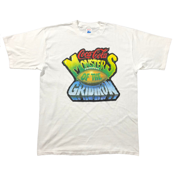Vintage 90s Coca-Cola Monsters Of The Gridiron Single Stitch Shirt | Beyond 94