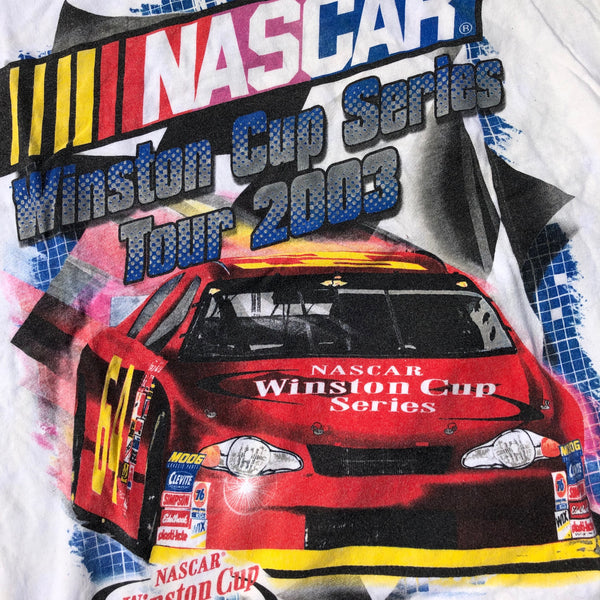 2003 NASCAR Winston Cup Shirt White Size Large - Beyond 94