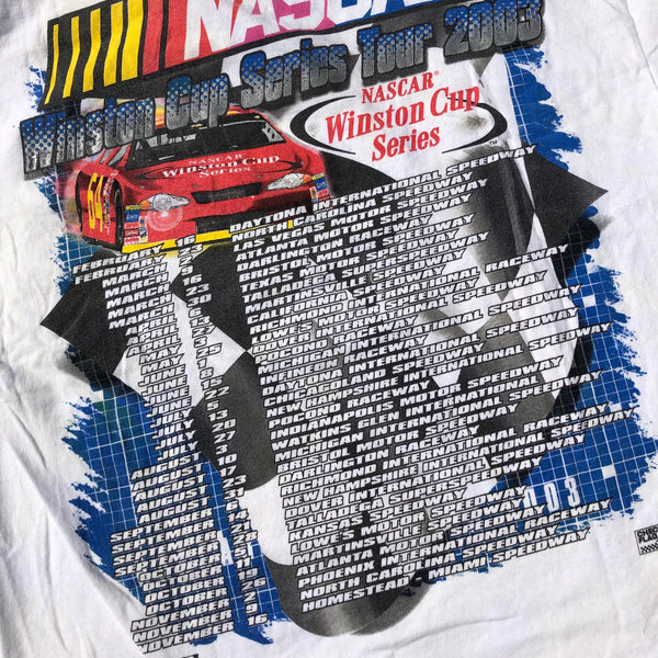2003 NASCAR Winston Cup Shirt White Size Large - Beyond 94