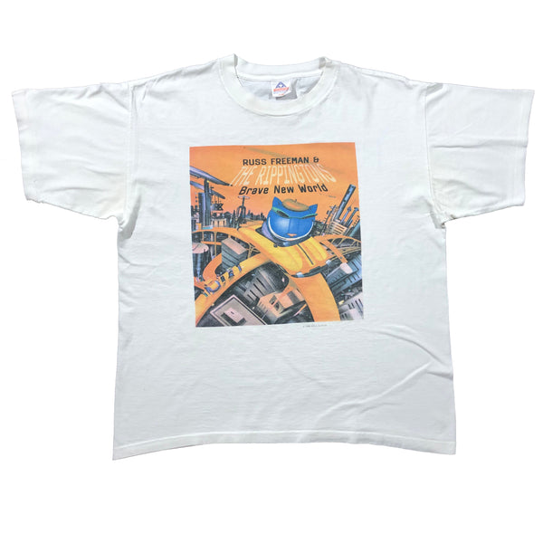 Vintage 1996 Russ Freemans & The Rippingtons Brave New World Single Stitch Tour Shirt | Beyond 94