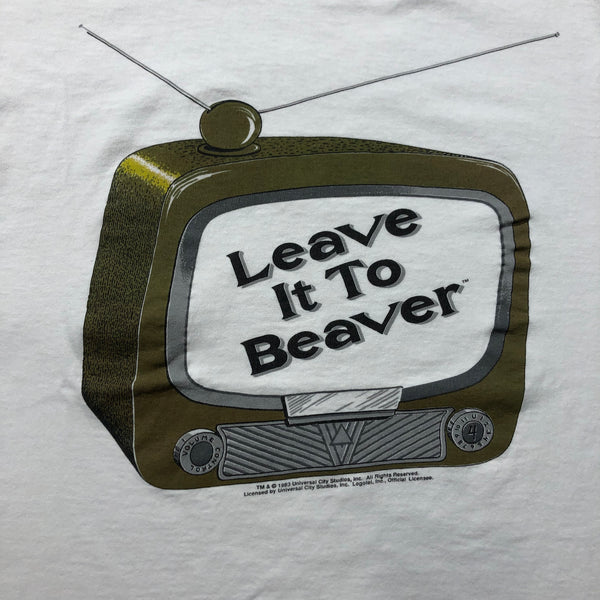 Vintage 90s Leave It To Beaver Promo Single Stitch Shirt Size Large