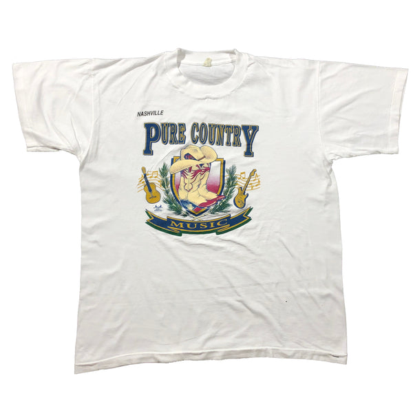 Vintage 80s Nashville Pure Country Music Single Stitch Shirt | Beyond 94