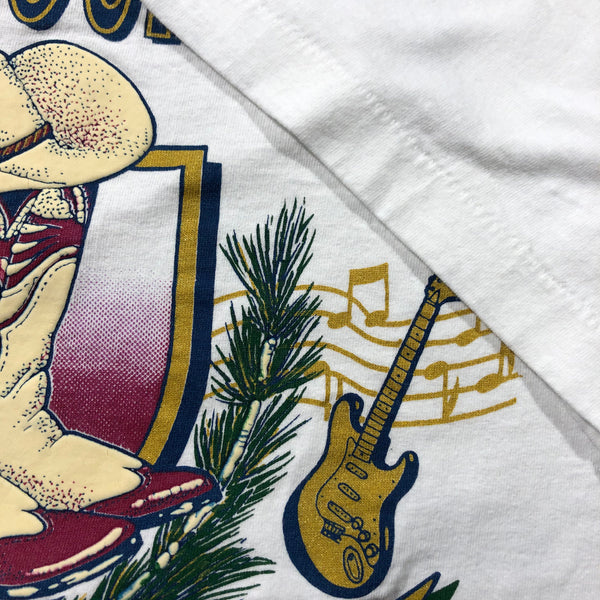 Vintage 80s Nashville Pure Country Music Single Stitch Shirt Size X-Large