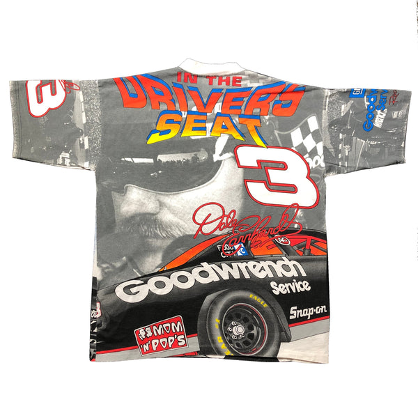 Vintage 1996 Dale Earnhardt Driven To Win All Over Nascar Single Stitch Shirt | Beyond 94