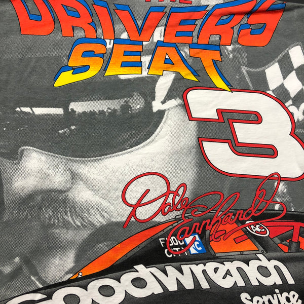 1996 Dale Earnhardt Driven To Win All Over Nascar Single Stitch Shirt Size X-Large