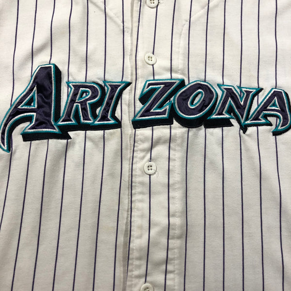 Vintage 90s Arizona Diamondbacks Pinstripe Starter Jersey Size X-Large