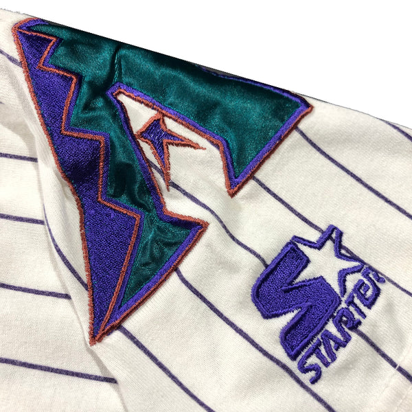 Vintage 90s Arizona Diamondbacks Pinstripe Starter Jersey Size X-Large