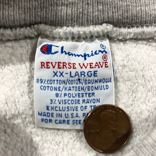 Vintage 90s Champion Slippery Rock University Reverse Weave Sweatshirt Size XX-Large