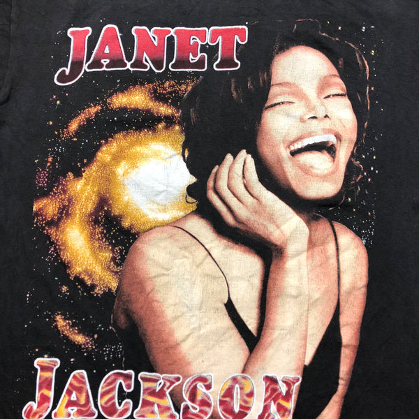 Vintage 90s Janet Jackson Runaway Bootleg Rap Tee Single Stitch Shirt Size X-Large