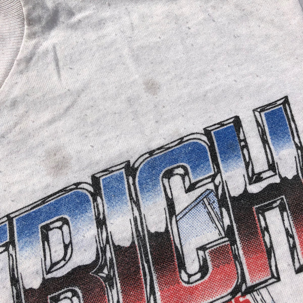Vintage Single Stitch 80s Dan Dietrich Racing Shirt White Size Large - Beyond 94