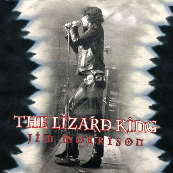 2002 Jim Morrison The Doors Lizard King Liquid Blue Shirt Size Medium