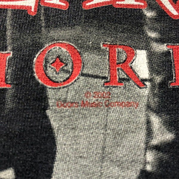 2002 Jim Morrison The Doors Lizard King Liquid Blue Shirt Size Medium