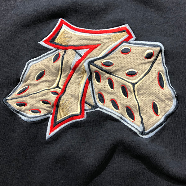 Vintage 90s JNCO Jeans 7 Dice Skate Hoodie Size XX-Large