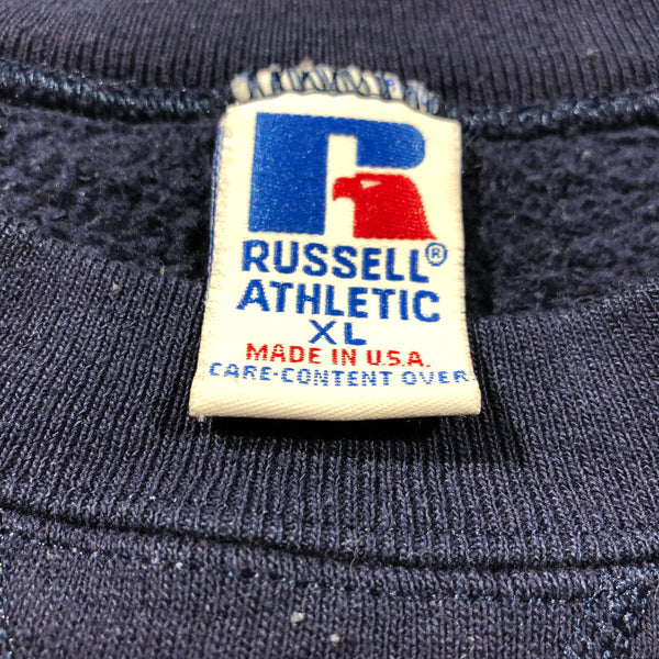 Vintage 90s UCONN Russell Athletic Embroidered Sweatshirt Size X-Large