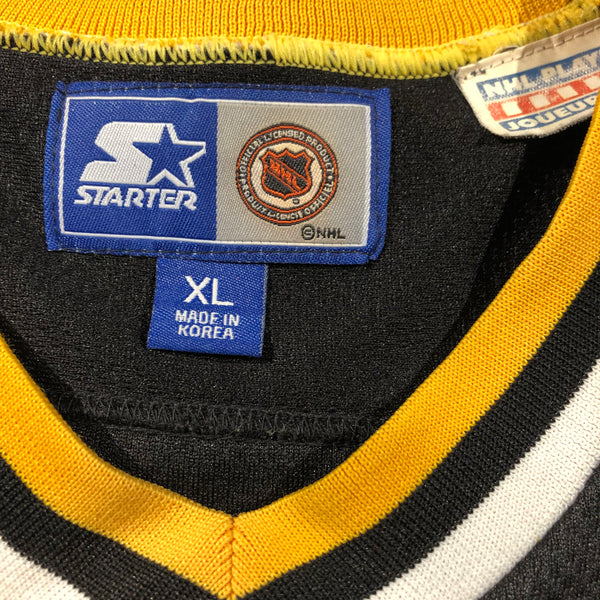 Vintage 90s Pittsburgh Penguins Jaromír Jágr Starter Jersey Size X-Large