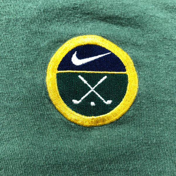 Vintage 90s Nike Embroidered Golf Crest Shirt | Beyond 94
