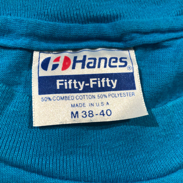 Vintage 80s Kiawah Island South Carolina 50/50 Blend Single Stitch Shirt Size Medium