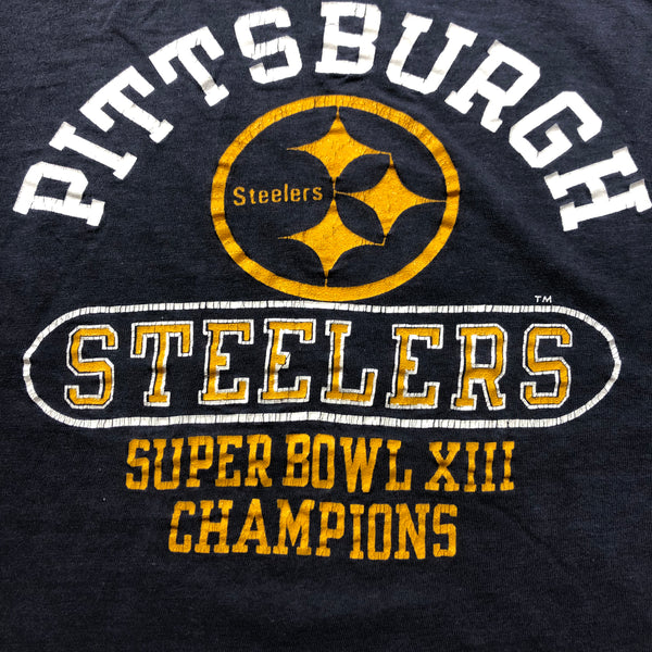 1979 Pittsburgh Steelers Super Bowl 13 Champion Single Stitch Shirt Size Medium