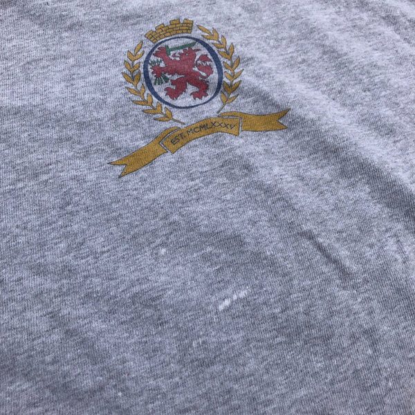 Vintage 90s Tommy Hilfiger Bootleg Shirt Grey Size X-Large - Beyond 94