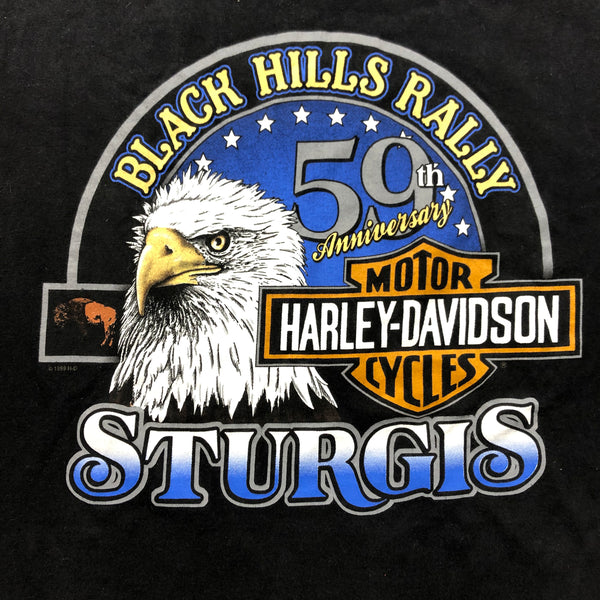 1999 Harley Davidson Sturgis 59th Year Anniversary Shirt Size Large
