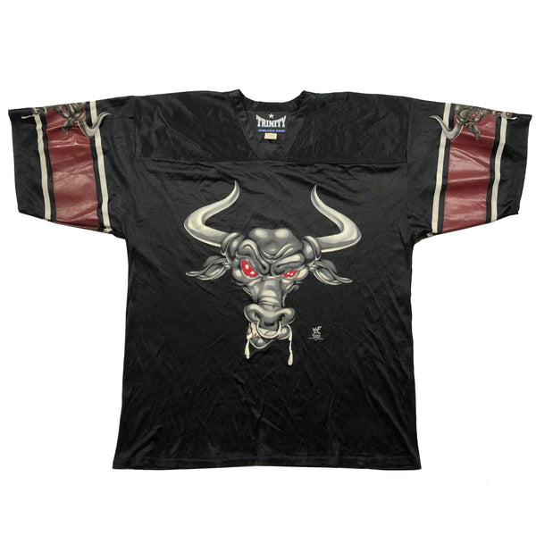 1999 WWF The Rock Football Jersey Size X-Large