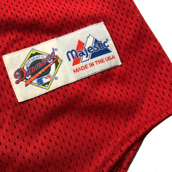 Vintage 90s St. Louis Cardinals Mark McGwire Majestic Diamond Collection Jersey Size Large