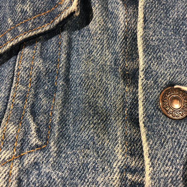 Vintage 80s Levis Denim Jean Jacket Size Medium (40R)