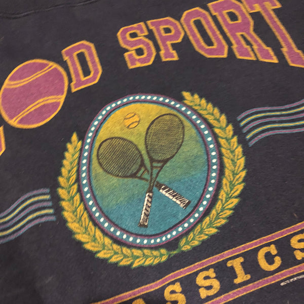 1994 Izod Sports Sweatshirt Navy Size X-Large - Beyond 94