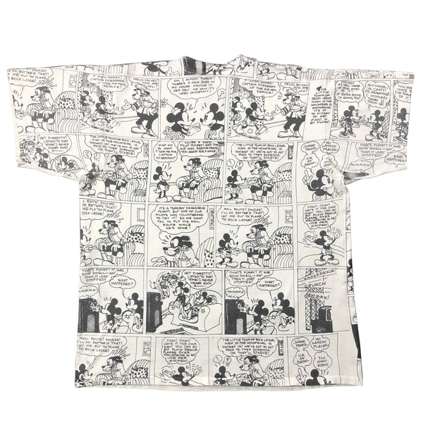 Vintage 90s Mickey Mouse Comic All Over Print Single Stitch Shirt | Beyond 94