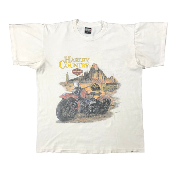 Vintage 90s Harley Davidsons Harley Country Fun-Wear Single Stitch Shirt | Beyond 94