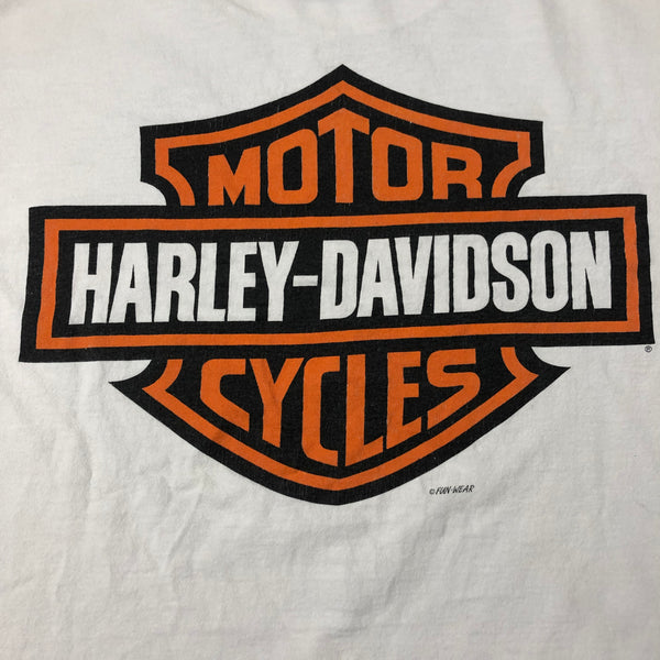 Vintage 90s Harley Davidson Harley Country Fun-Wear Single Stitch Shirt Size Large