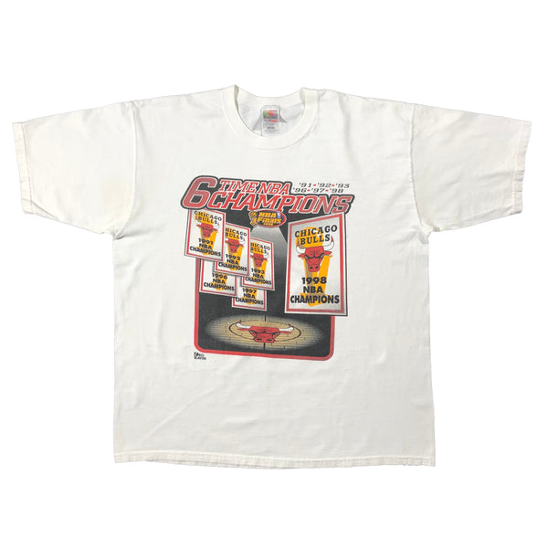 Vintage 1998 Chicago Bulls 6 Time NBA Champions Shirt | Beyond 94