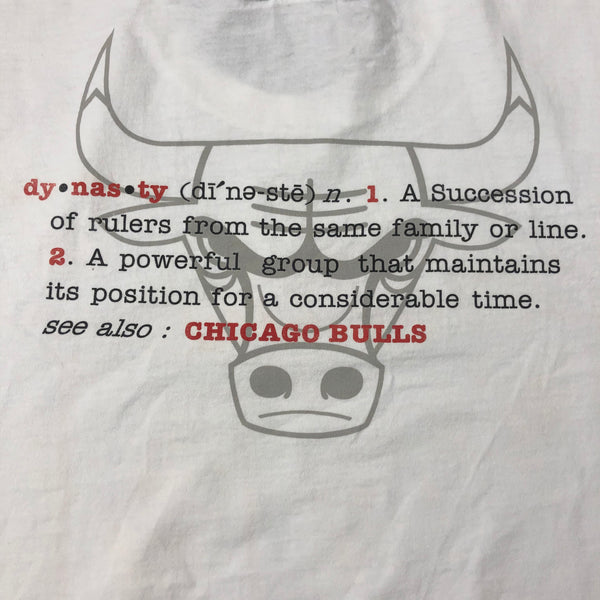 1998 Chicago Bulls 6 Time NBA Champions Dynasty Shirt Size X-Large