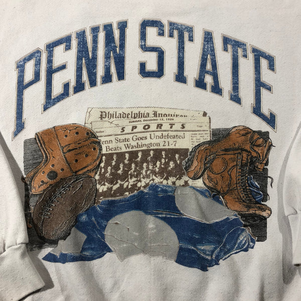 Vintage 90s Penn State Classic College Sweatshirt Size X-Large