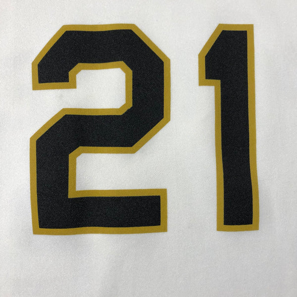Vintage 90s Pittsburgh Pirates Roberto Clemente Jersey Size X-Large