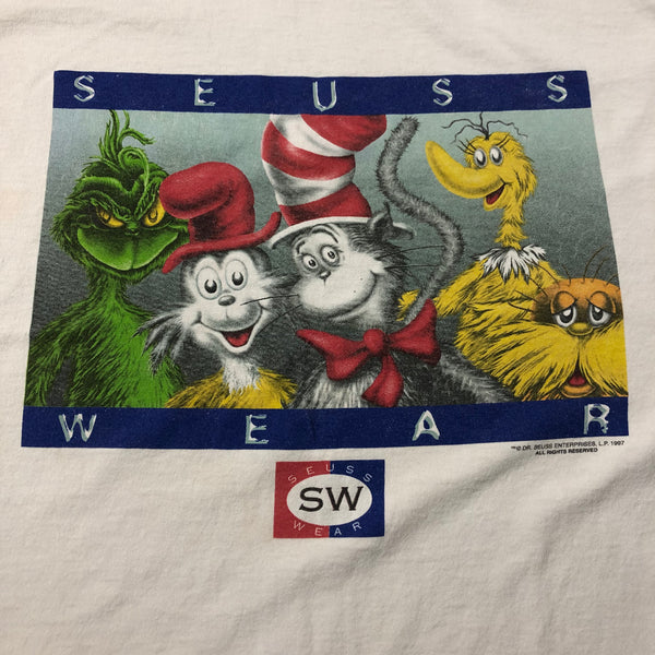 1997 Seuss Wear Tommy Flag Shirt Size Large