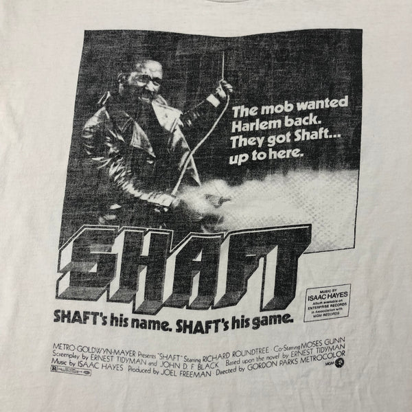 Vintage 90s Shaft Blaxploitation Movie Single Stitch Distressed Shirt | Beyond 94
