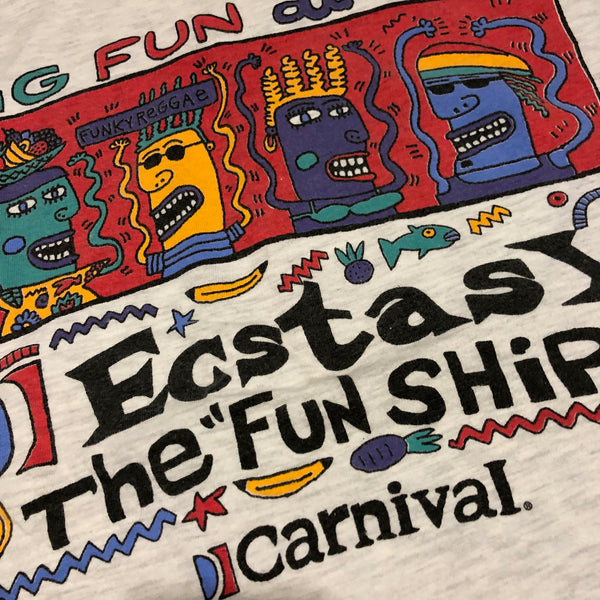 Vintage 90s Single Stitch Ecstasy Shirt Size Medium - Beyond 94