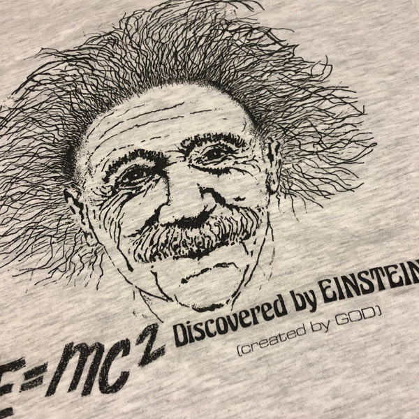 Vintage 80s Single Stitch Albert Einstein Shirt Size Large - Beyond 94