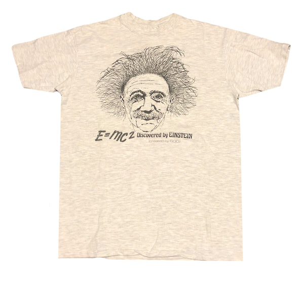 Vintage 80s Single Stitch Albert Einstein Shirt Size Large