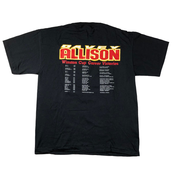 Vintage 1993 DS Davey Allison Winston Cup Victories Single Stitch Shirt | Beyond 94