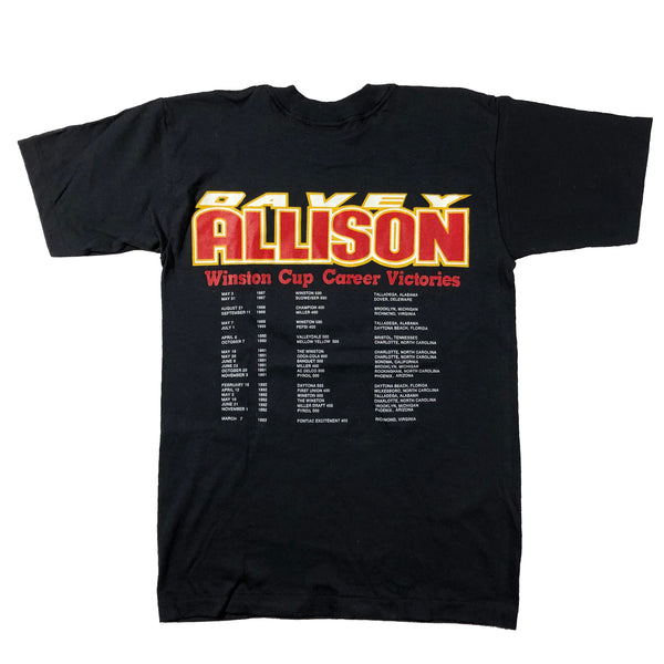 Vintage 1993 DS Davey Allison Winston Cup Victories Single Stitch Shirt | Beyond 94