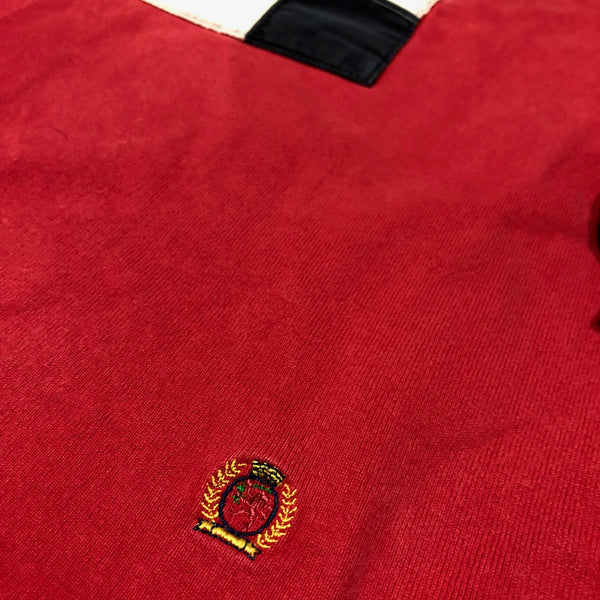 Vintage 90s Tommy Hilfiger Rugby Shirt Size Medium - Beyond 94